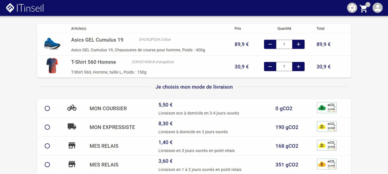 Mesurez l’empreinte carbone de vos expéditions - ITinSell